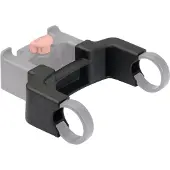 Klickfix Kit d'écartement largeur 100mm pour adaptateur de guidon, noir, AS
