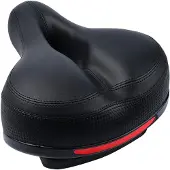 INF Selle de vélo amortissante universelle - Noire