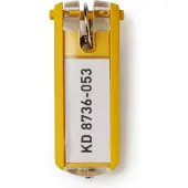 Durable Porte-clef KEY CLIP jaune 6 pc(s)