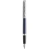 Waterman Stylo plume Hémisphère DeLuxe C.C Deep Lacquer F B. (Bleu, 1 x)