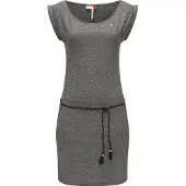 Ragwear Robe 'Tag' gris chiné