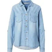 ONLY Chemisier 'ONLYASMIN' bleu denim