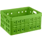 Sunware Bac pliant Square , volume 32 L, avec poignées ouvertes, vert nature
