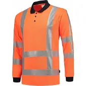 Tricorp 203005FluoryellowS Poloshirt RWS Birdseye Lange Mouw (S)