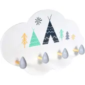 Home Deco Kids Portemanteau Bois Nuage