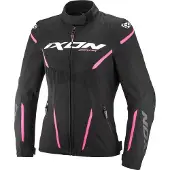 Ixon Striker 2 Air WP L Noir Bright Rose Imperméable Femmes Blouson Moto Textile Taille M