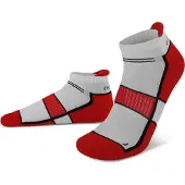 Normani Chaussettes de sport rouge / noir / blanc