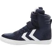 Hummel Baskets 'Slimmer Stadil' bleu foncé / blanc