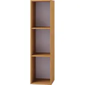 VCM Bois Stand Rangement Étagère sur pied Bibliothèque Déco Étagère Mendas 3 compartiments Bois Stand Rangement Étagère sur pied Bibliothèque Déco Étagère Mendas 3 compartiments