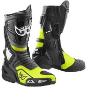 Berik Donington Black Neon Yellow Motorcycle Boots Taille 38