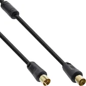 InLine 4043718129409 câble coaxial 5 m IEC Noir