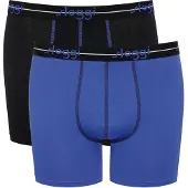 Sloggi Boxers bleu / noir