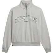 Superdry Sweat-shirt 'Essentials' gris chiné / sapin / blanc cassé