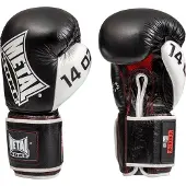 Metal Boxe Gants De Boxe Cuir Metal Boxe Sparring - Noir / Blanc