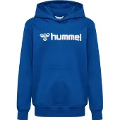 Hummel Sweat de sport bleu cobalt / blanc