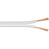 Goobay Câble pour haut-parleur - Sur bobine - blanc