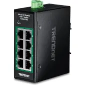 Trendnet Switch industriel - - TI-PGLC80 - Ethernet 10/100/1000 Mbps - Connectivité rapide - Latence réduite