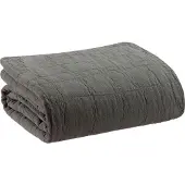 Vivaraise Jeté Recyclé Titou Carbone 260 X 260 Cm Vivaraise