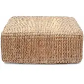 Bazarbizar-b2b Le Pouf Carré Jacinthe-nature-m | BAJN018N-M-60x60