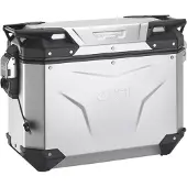 Givi Trekker Outback Evo Smart Anodised 37l Monokey Cam-side Obkev37aar Side Case Argenté
