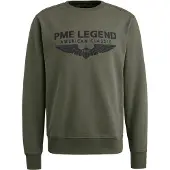 PME Legend Sweat-shirt 'Sweatshirt with logo' vert foncé