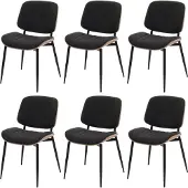 Mendler Chaise de salle à manger -O44 (lot de 6)
