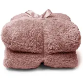 Unique living Plaid Unique Living Teddy Rose-150 x 200 cm