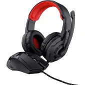 Trust GXT 785 Ravius Casque filaire Gaming Noir (Filaire), Casque gaming, Rouge, Noir
