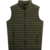 Superdry Homme Veste Sans Manches Fuji Lite Vert Taille: S