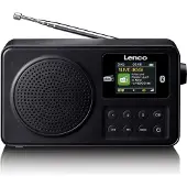 Lenco Radio portable DAB+/FM avec Bluetooth Noir