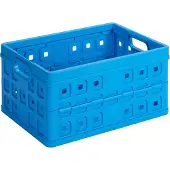 Sunware Bac pliant Square , volume 32 L, avec poignées ouvertes, bleu