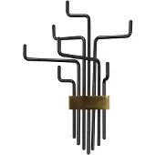 House Doctor Porte-manteau Pipes | Noir | 203661221