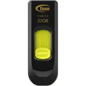 Team Group C145 lecteur USB flash 32 Go USB Type-A 3.2 Gen 1 (3.1 Gen 1) Noir et Jaune
