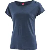 Loeffler Loose Merino-tencel Short Sleeve T-shirt Bleu 42 Femme