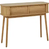 Beliani Console Selah Bois Clair