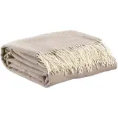 Vivaraise Plaid Carina naturel - 130 x 190 cm