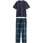 Next Pyjama long bleu / bleu marine / blanc
