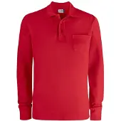 Clique Basic Polo LS Pocket