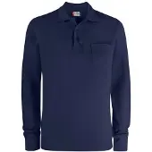 Clique Basic Polo LS Pocket