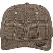 Flexfit Casquette 'Glen Check' marron / kaki / menthe