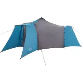 vidaXL Tente tipi avec toit et rangement Bleu 492 x 492 x 275 cm Taffetas