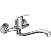 Eisl Robinet mitigeur de cuisine mural EUROPA chrome