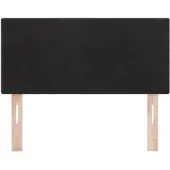 vidaXL Tête de lit Noir 90 cm Velours