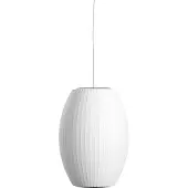 HAY Suspension , Nelson Cigar Bubble, dimmable, Blanc, Salon / séjour, Plastique, Design
