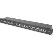 Digitus Panneau de brassage - - DN-91624S-EA-B - Cat6a - RJ-45 - 24 ports - 1U