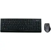 MediaRange MROS104-UK Funk-Tastatur und Maus Set QWERT (UK) schwarz/gra