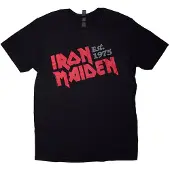 Iron Maiden Est. 1975 Slanted Logo Black XL T-shirt