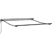 vidaXL Cadre d'auvent réglable, anthracite, 3 x 2,5 m, acier