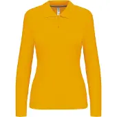 Kariban Damen Piqué Poloshirt Langarm