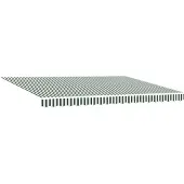 vidaXL Store extensible vert et blanc 450 x 300 x 165 cm